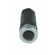 Pilz Plug-in connector, screw, 8-pin, straight, M12