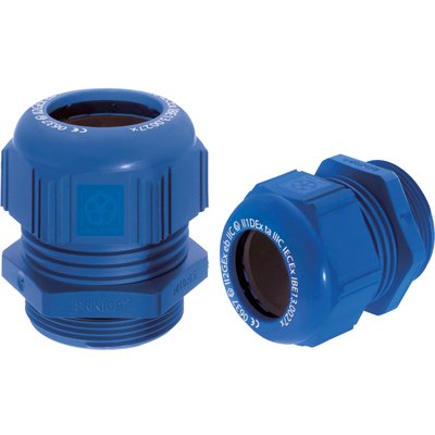Lapp Skintop K-M 12 ATEX plus Plastic cable gland, blue Lapp Kabel