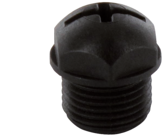 Murr Blind cap for M12-Port VE 4, plastic, hex