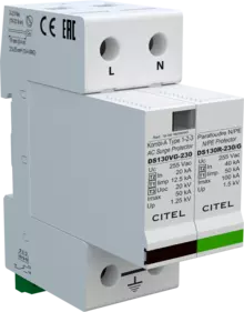 Citel DS132VGS-230/G SPD, type 1+2+3, AC, 1phase, 20kA Citel