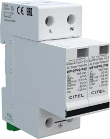Citel DS132VGS-230 SPD, type 1+2+3, AC, 1-phase, 20kA Citel