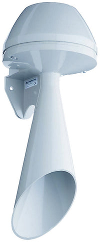 Werma Signal horn siren, continuous tone, grey, 92dB, 230VAC