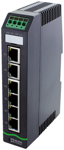 Murr Xelity 6TX Unmanaged switch, 6 port, 100Mbit