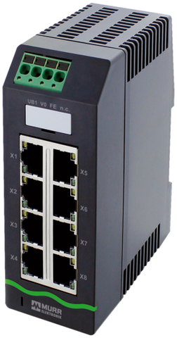 Murr Xelity 8TX Unmanaged switch, 8 port, 100Mbit