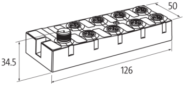 Murr IO-link hub, class A, 16 digital inputs/outputs