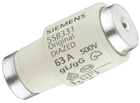Siemens Diazed fuse link, quick response, 500V, 63A Siemens