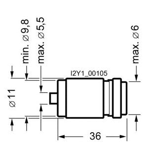 Siemens Neozed fuse-link, tin-coated contact-cap, 16A