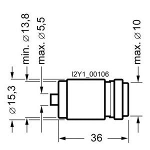 Siemens Neozed fuse link with silver coated contact caps, 63A