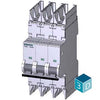 Siemens Circuit breaker, 3-pole, Curve C, 10kA, 13A
