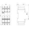Siemens Circuit breaker, 3-pole, C, 10kA, 16A
