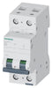 Siemens Miniature circuit breaker, B-curve, 2-pole, 400V, 50A