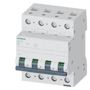 Siemens Miniature circuit breaker, C, 3+N-pole, 400V, 10kA, 16A