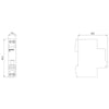 Siemens Circuit breaker, C25, 1+N-pole, 1mW, 230V, 6kA