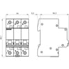 Siemens SENTRON 5SL6 MCB, Curve C, 3-pole, 6kA breaking capacity, 10A