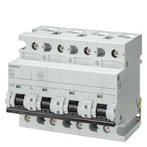 Siemens Miniature circuit breaker, 4-pole, 400V, 10kA, 100A