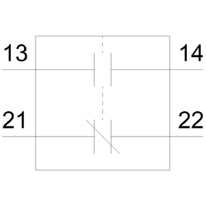 Siemens Fault signal contact, 1NO + 1NC