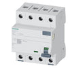 Siemens Residual current circuit breaker, 4-pole, 400V, 30mA, 25A