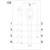 Siemens 5SV3 RCCB, type A, 4-pole, 30mA, 63A