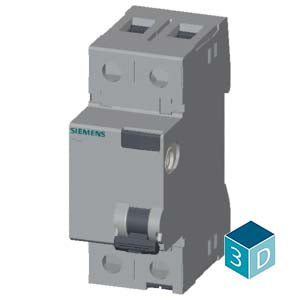 Siemens RCCB, 2-pole, 230VAC, 30mA, 25A