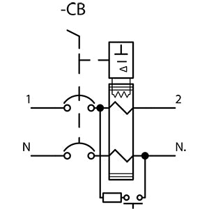 Siemens RCCB, 2-pole, 230VAC, 30mA, 25A