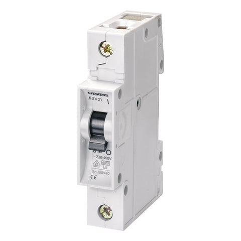 Siemens Miniature circuit breaker, 1-pole, 6kA, 6A Siemens
