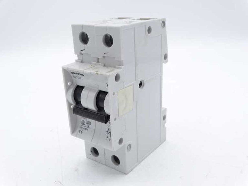Siemens Circuit breaker, 2-pole, 6kA, 2A Siemens