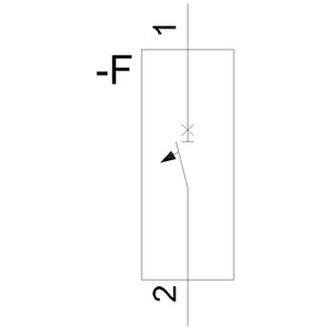 Siemens Miniature circuit breaker, C-curve, 1-pole, 10kA, 25A