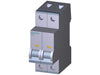 Siemens Sentron Miniature circuit breaker, 2-pole, 400V, 10kA