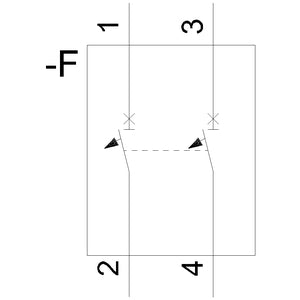 Siemens  Miniature circuit breaker, C-curve, 2-pole, 10kA, 32A