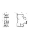 Siemens Miniature circuit breaker, 1+N-pole, curve D, 6kA, 230V, 10A