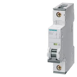 Siemens Miniature circuit breaker, 1-pole, 230/400V 15kA, 10A