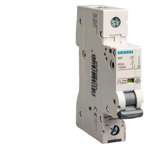 Siemens Miniature circuit breaker, 1-pole, 230/400V 15kA, 50A Siemens