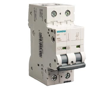 Siemens Miniature circuit breaker, 2-pole, 400V, 15kA, 4A Siemens