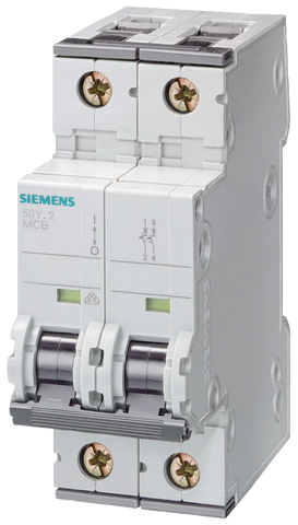 Siemens Miniature circuit breaker, 2-pole, 400V, 15kA, 40A Siemens