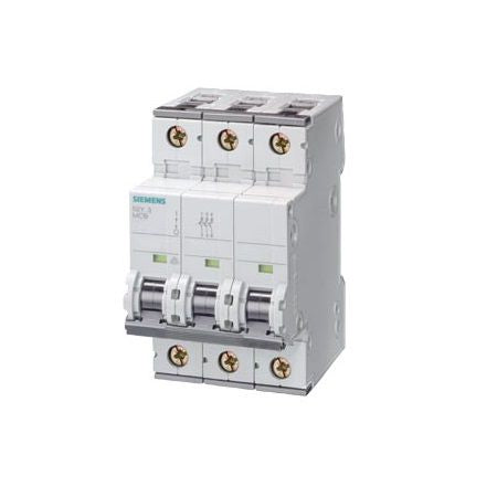 Siemens Miniature circuit breaker, 3-pole, 400V, 15kA, 63A Siemens