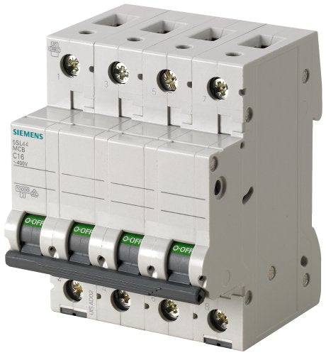 Siemens Miniature circuit breaker, 4-pole, 15kA, 32A Siemens