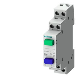 Siemens Button w/o latching function, 1NO/1NC, gray, 1 key, 20A