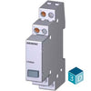 Siemens Button w/o latching function, 1NO/1NC, gray, 1 key, 20A