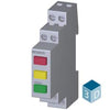 Siemens Traffic light signaling device, 3 lamps, red/yellow/green, 230V