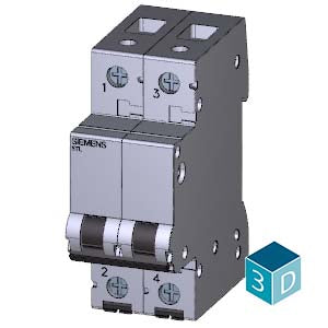 Siemens Off switch, 2-pole, 40A