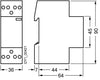 Siemens INSTA contactor with 4 NO contacts for 230VAC, 400V, 25A