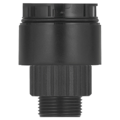 Werma Adapter for single hole mount, black, 40 x 54mm