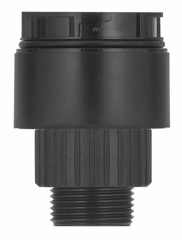 Werma Adapter for single hole mount, black, 40 x 54mm