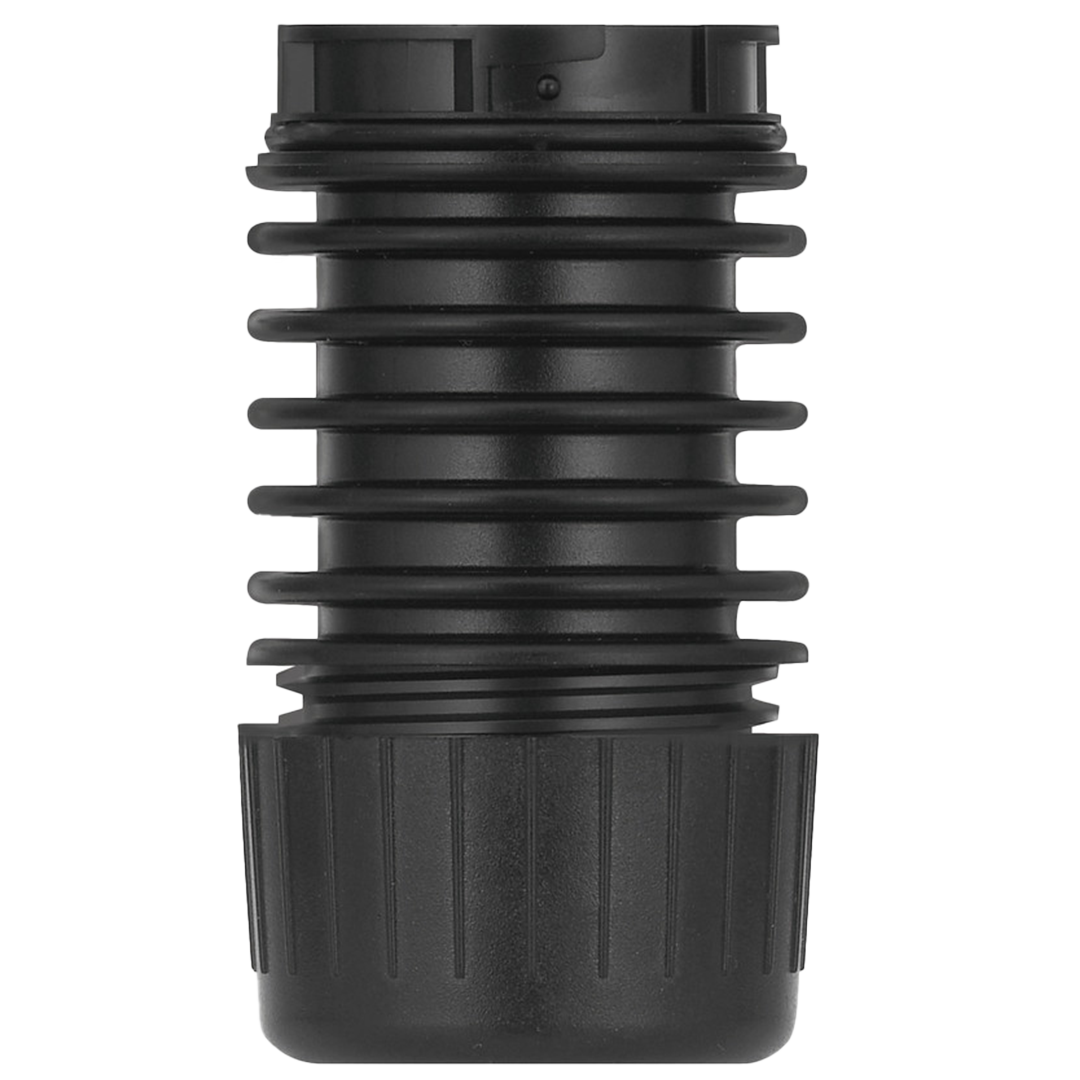 Werma Adapter for tube mounting, black, 40 x 80mm
