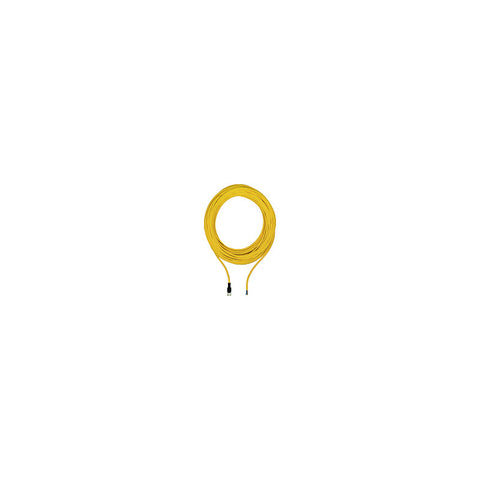 Pilz Connection cable, PUR, yellow, 4-pin, M12, 10m Pilz