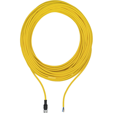 Pilz Connection cable, yellow, 5-pin, socket straight M12