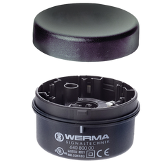 Werma Terminal element for base mount, black, 12-230VAC/DC