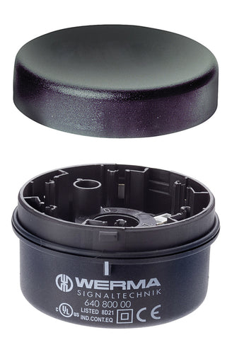 Werma Terminal element for base mount, black, 12-230VAC/DC