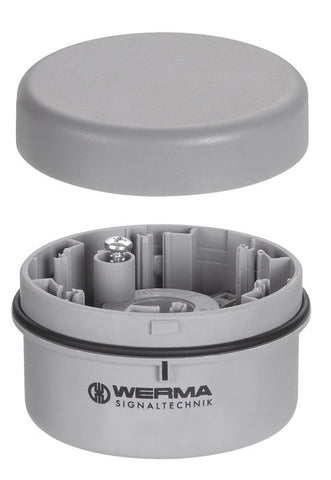 Werma Terminal element for base mounting, grey, 12-230VAC/DC Werma