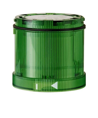Werma Flashing light element, green, 24VDC, 70 x 66mm Werma
